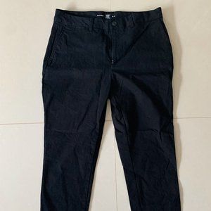 Black chinos